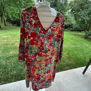 ❤️NWT-Floral V-Neck Dress